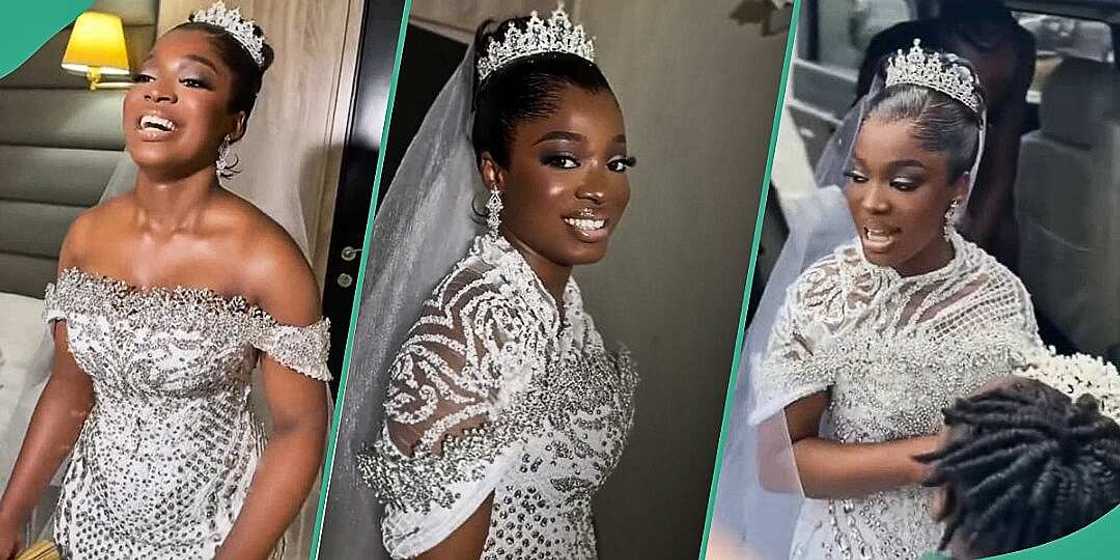Bride asked to adjust her wedding gown Bride asked to adjust her wedding gown