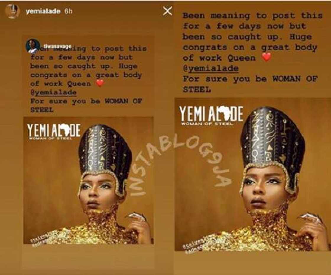 Tiwa Savage ends beef as she celebrates Yemi Alade's new album Tiwa Savage ends beef as she celebrates Yemi Alade's new album