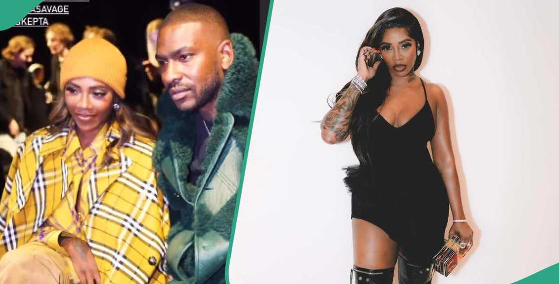 Tiwa Savage looks gorgeous in her Burberry attire Tiwa Savage looks gorgeous in her Burberry attire