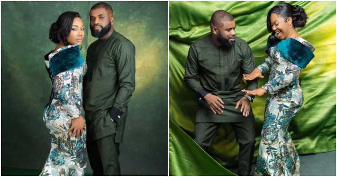 Gospel singer Mercy Chinwo and her partner Gospel singer Mercy Chinwo and her partner