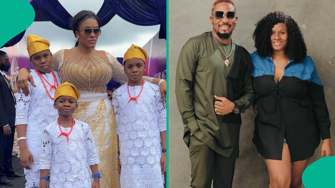Junior Pope's wife blows hot after someone posted a photo of her kids online. Junior Pope's wife blows hot after someone posted a photo of her kids online.