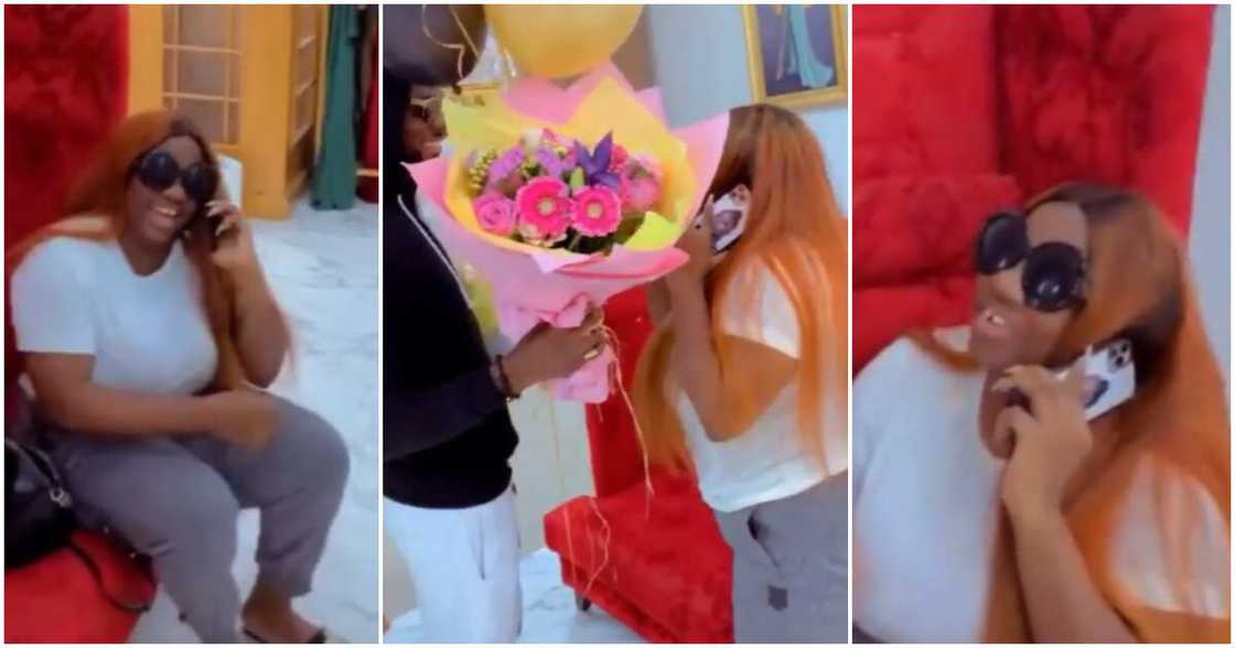 BBNaija's Prince pleasantly suprises Dorathy on her birthday after ignoring her for hours