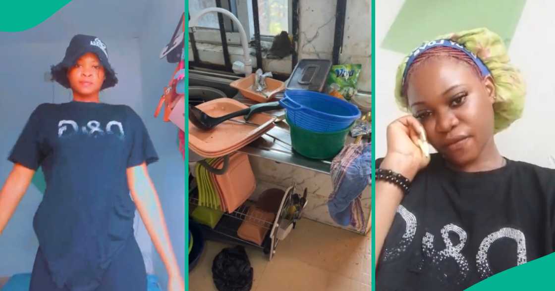 Lady criticises her boyfriend after over state of their kitchen Lady criticises her boyfriend after over state of their kitchen