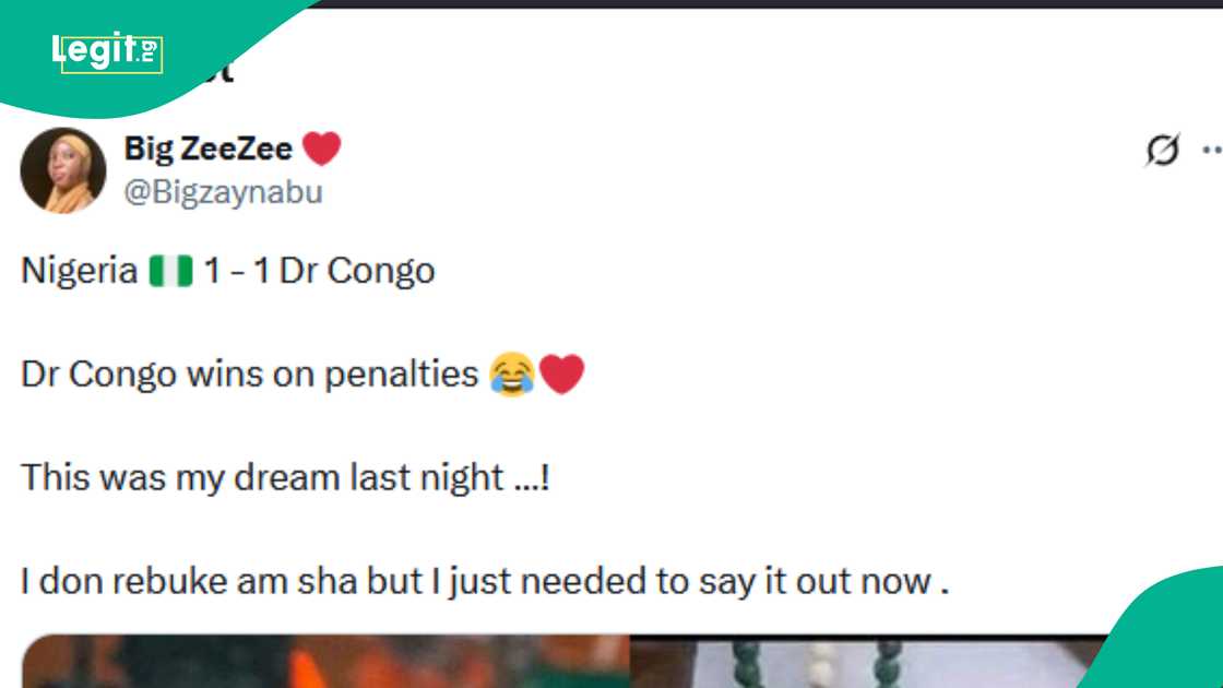 Lady becomes viral sensation after her dream about Super Eagles came to pass, her tweet trends