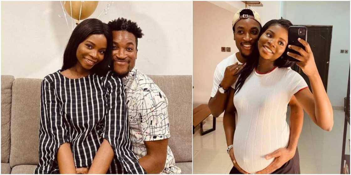 Nigerian celebrity couple Akah and Clair Nnani finally welcome first child Nigerian celebrity couple Akah and Clair Nnani finally welcome first child