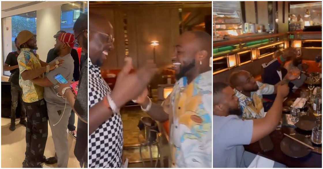 Davido, Obi Cubana, Williams Uchemba Davido, Obi Cubana, Williams Uchemba