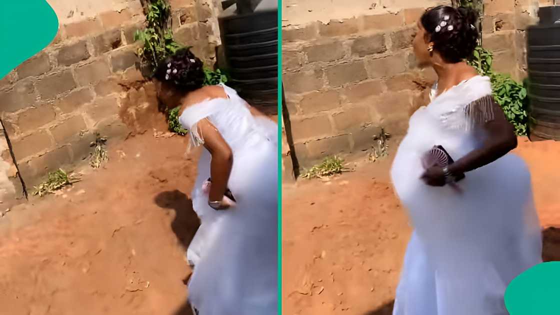 Bride seen singing and crying at mother’s grave on wedding day Bride seen singing and crying at mother’s grave on wedding day