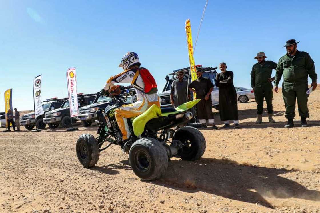 Touting photos of the bikes and four-wheel drives against a backdrop of palm trees and brilliant golden sand, the organisers hope to attract attention from beyond Libya's frontiers