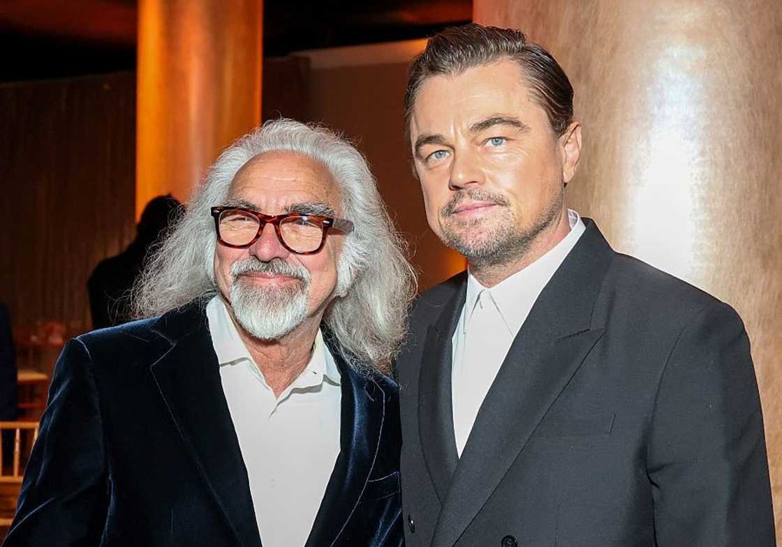 George DiCaprio and his son Leonardo DiCaprio