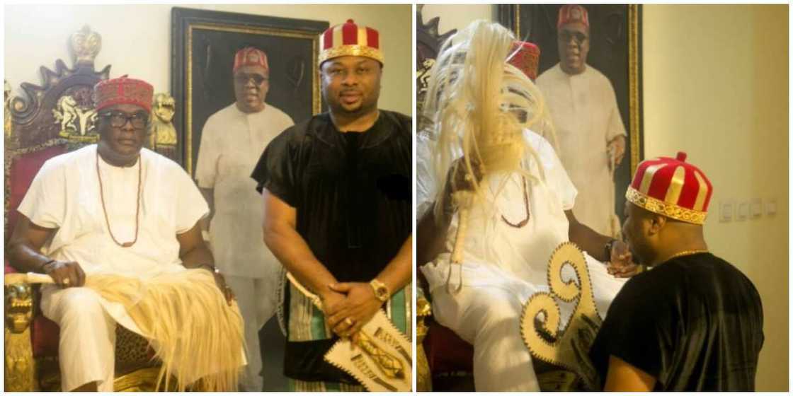 Olakunle Churchill conferred with chieftaincy title by Igwe Gerald Obunadike Mbamalu Olakunle Churchill conferred with chieftaincy title by Igwe Gerald Obunadike Mbamalu