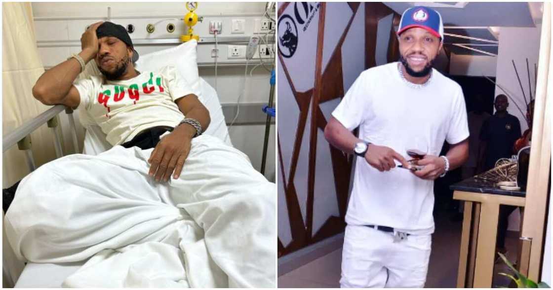 Actor Charles Okocha's accident. Actor Charles Okocha's accident.