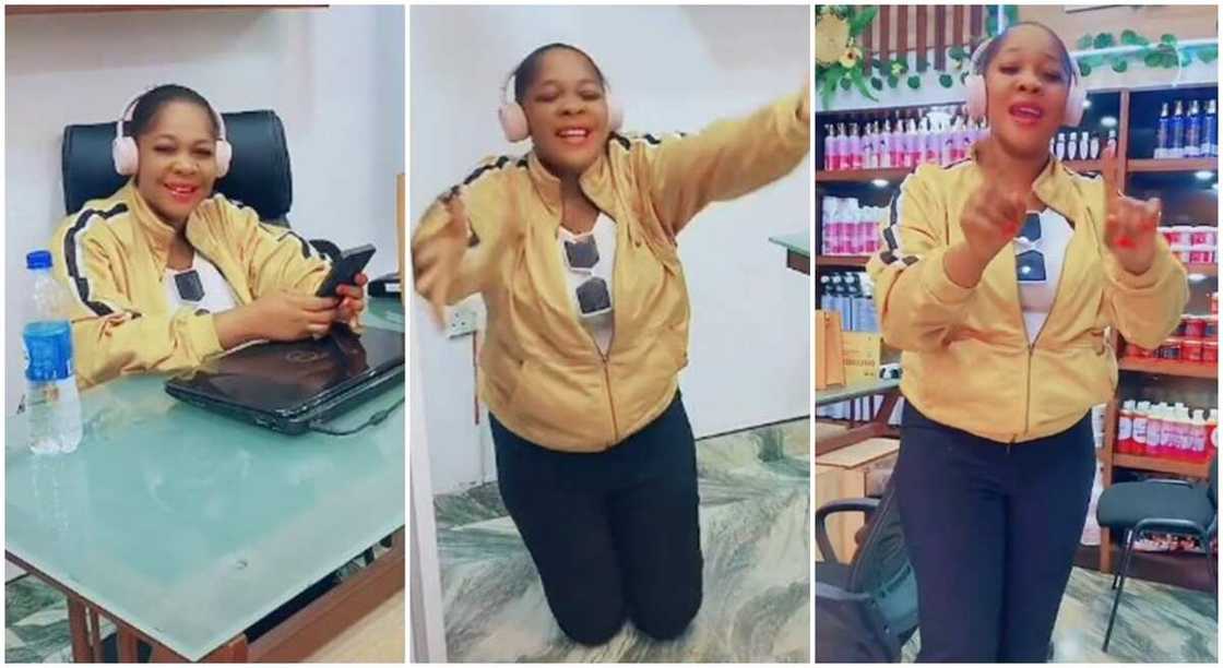 Photos of Marygold Onuwa, a Nigerian lady celebrating after making it in business. Photos of Marygold Onuwa, a Nigerian lady celebrating after making it in business.
