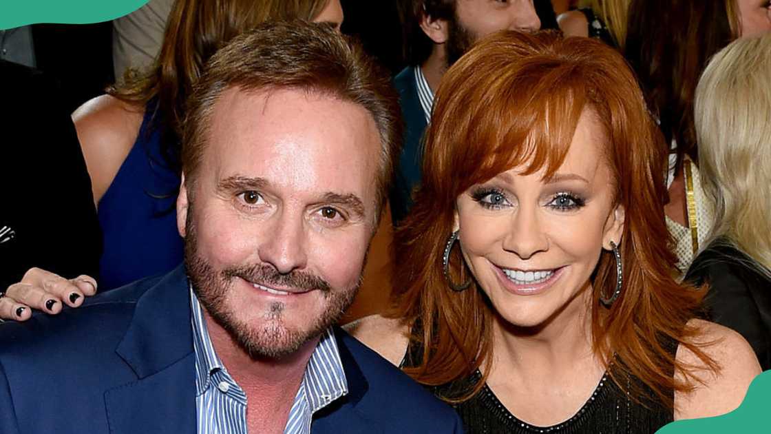 Narvel Blackstock and Reba McEntire attend an event at AT&T Stadium Narvel Blackstock and Reba McEntire attend an event at AT&T Stadium
