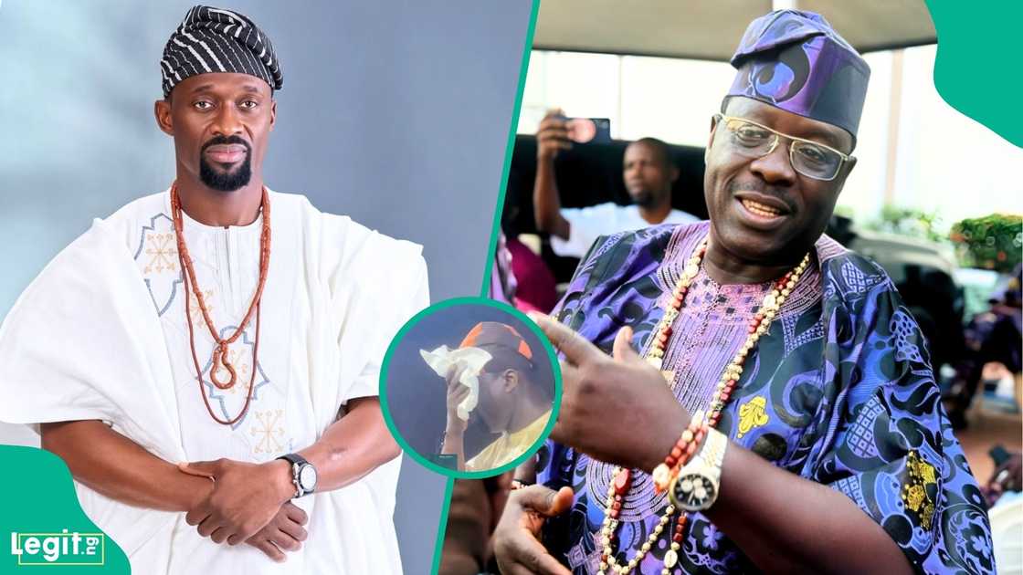 Sule Alao Malaika tears up on stage while paying emotional tribute to late actor Taiwo Hassan Ogogo