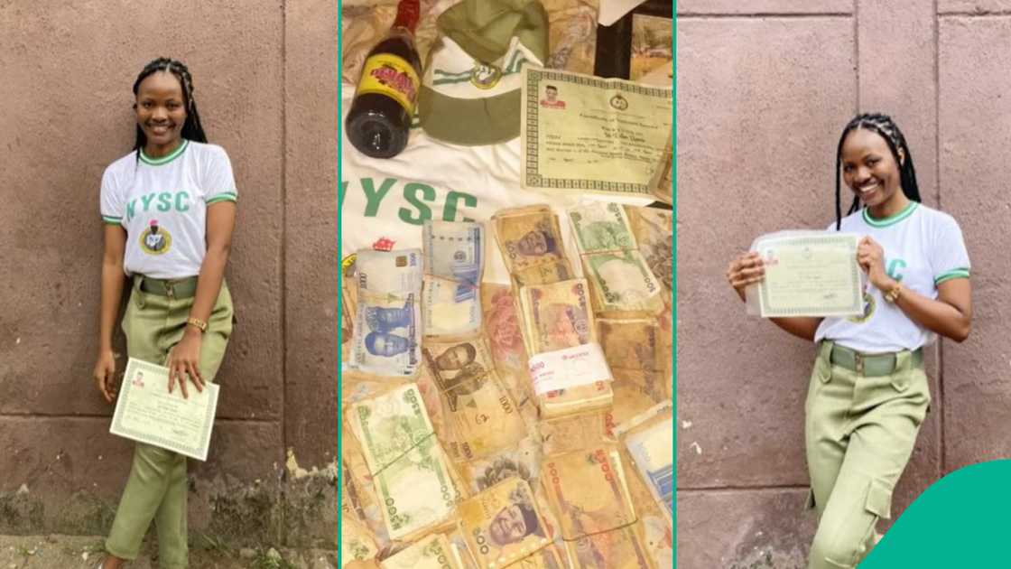 NYSC lady sets example for family bonds, gives her 360,000 NYSC allowance to mother