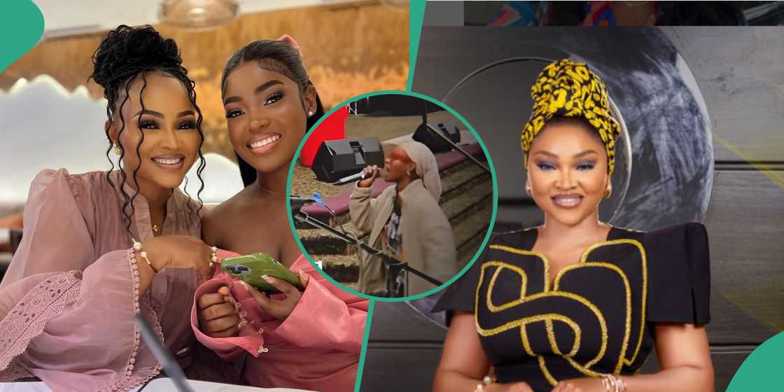 Mercy Aigbe's daughter prays in spirit, Mercy Aigbe Mercy Aigbe's daughter prays in spirit, Mercy Aigbe