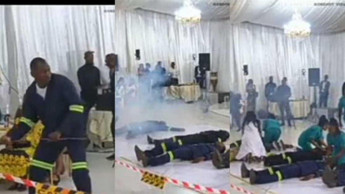 Couple presents short drama revoldving aroud their professions Couple presents short drama revoldving aroud their professions