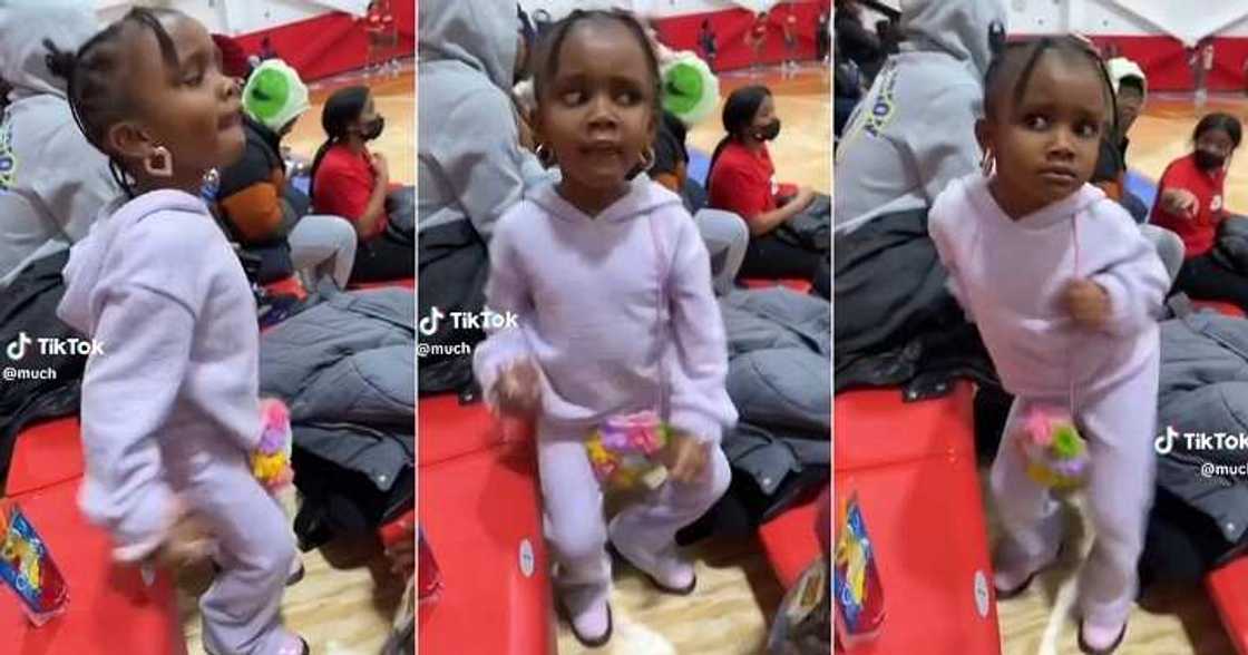 Little girl dances to Amapiano Little girl dances to Amapiano