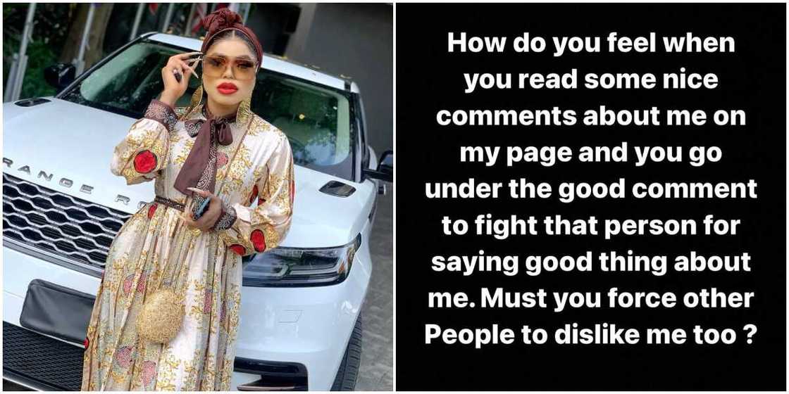 Why Are You Attacking People Saying Good Things About Me? Bobrisky Blasts Trolls Forcing Others to Hate Him