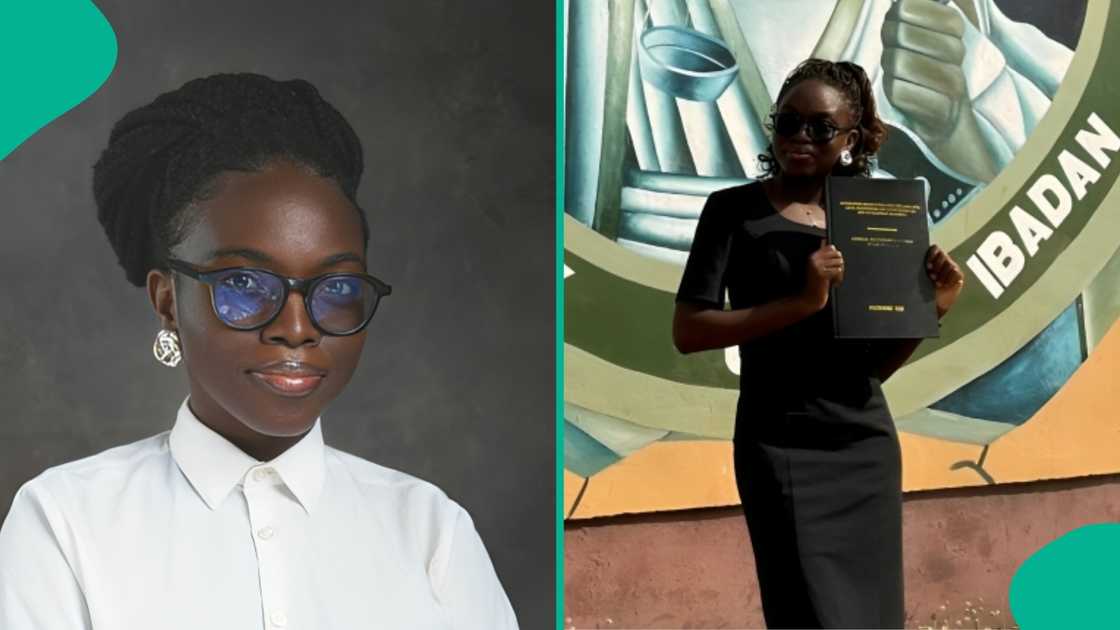 Oluwatunmise Awobajo University of Ibadan, UI graduate with a first class in law, becomes the first in her family to bag such an academic achievement.