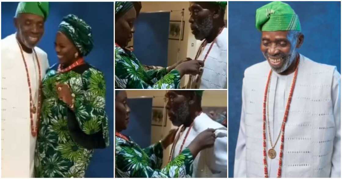 Joke Silva dressing Olu Jacobs Joke Silva dressing Olu Jacobs