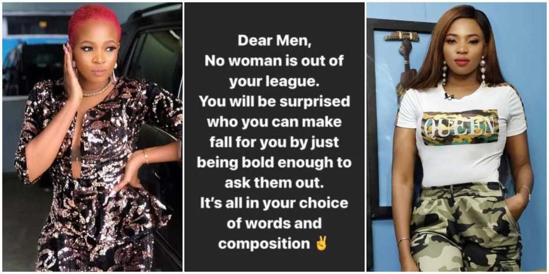 Don't Try It if You Don't Have Money: Reactions as Cindy Okafor Tells Men No Woman is out of Their League Don't Try It if You Don't Have Money: Reactions as Cindy Okafor Tells Men No Woman is out of Their League