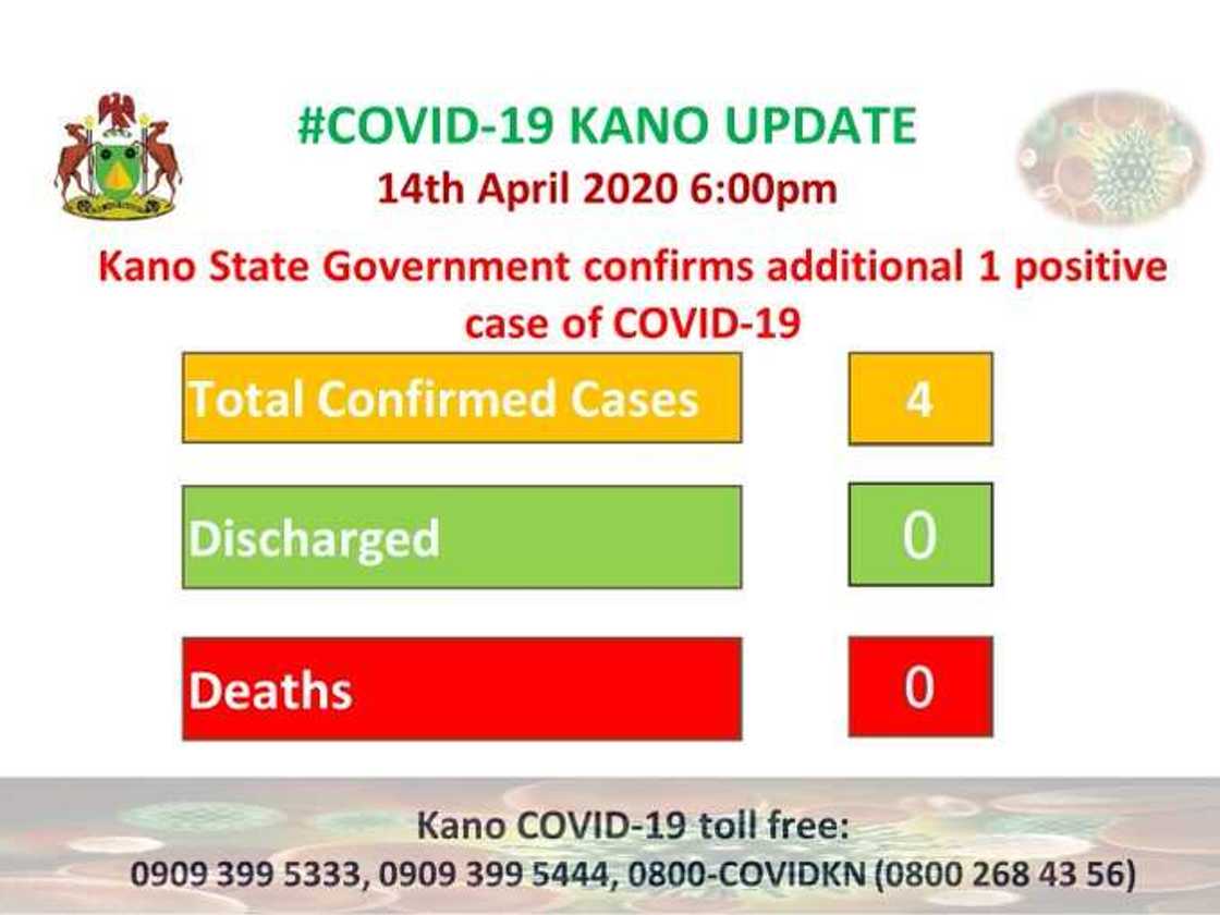 Yanzu-yanzu: An samu karin mutum daya mai Coronavirus a Kano Yanzu-yanzu: An samu karin mutum daya mai Coronavirus a Kano