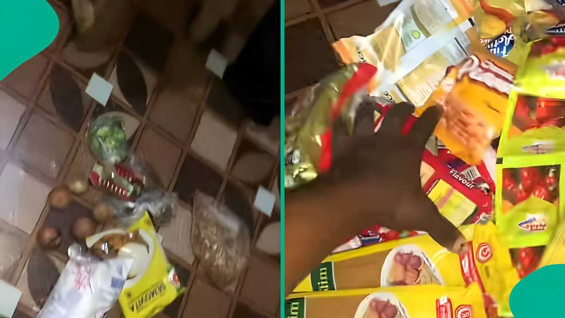 Nigerian lady flaunts items bought with money ex accidentally sent her