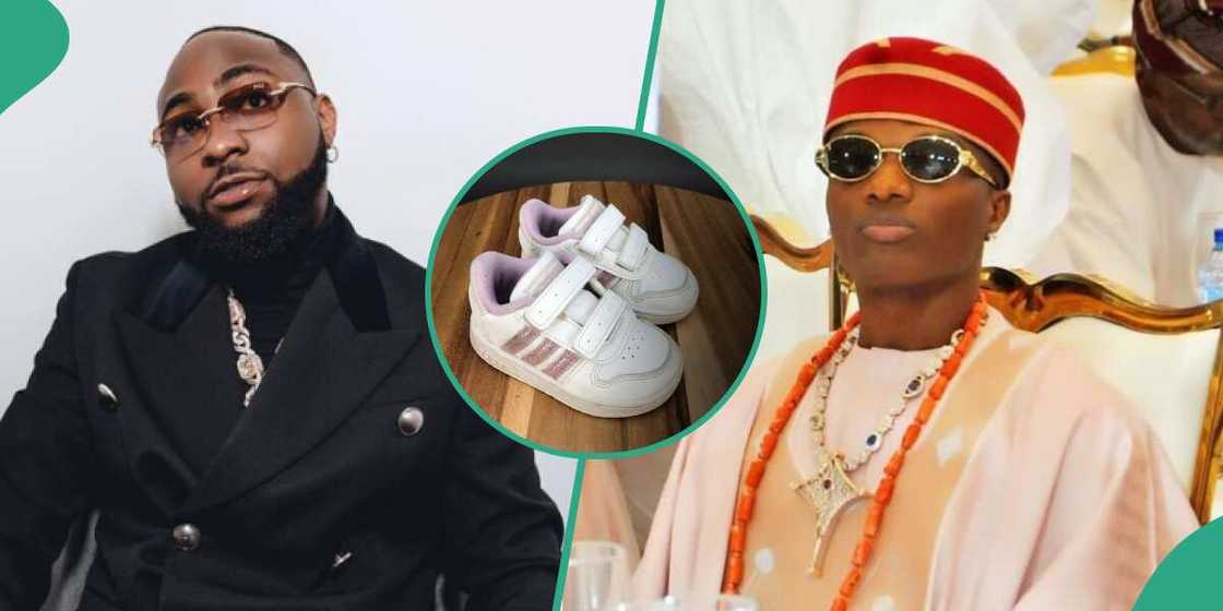 Davido Slams Wizkid’s shoe size