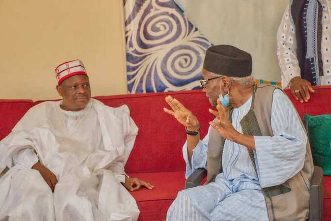 Kwankwaso ya Ziyarci Jagoran Dattawan Arewa