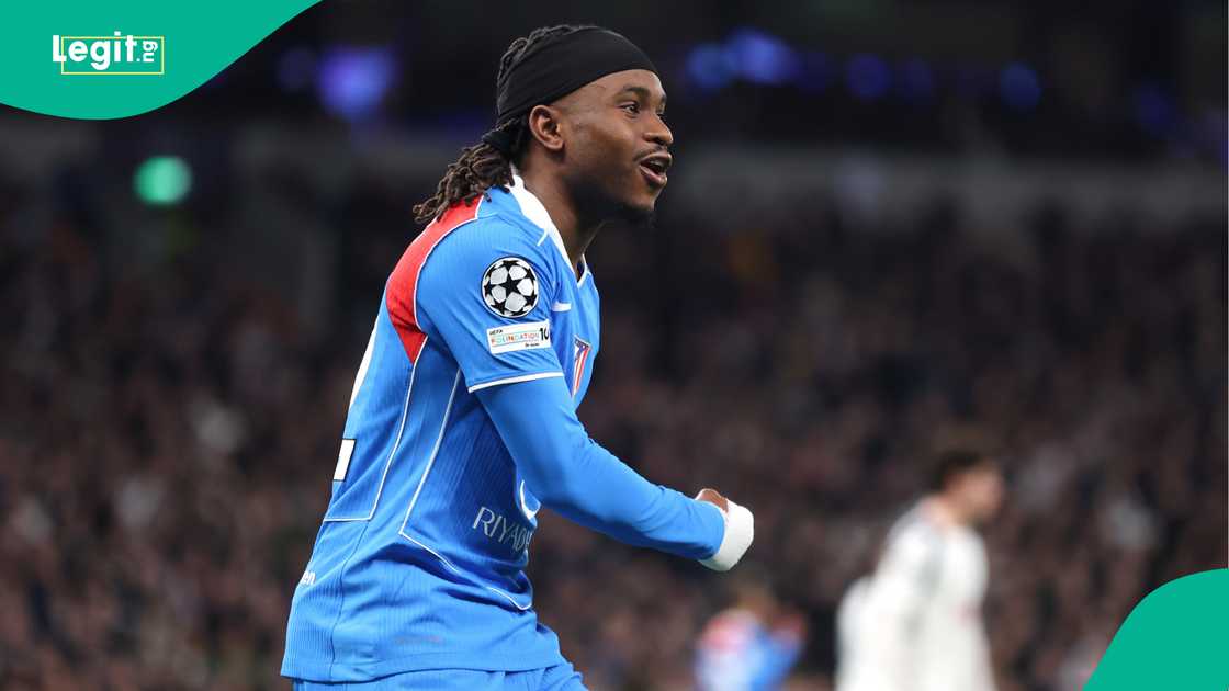 Ademola Lookman, Atletico Madrid, Tottenham Hotspur, London, England.