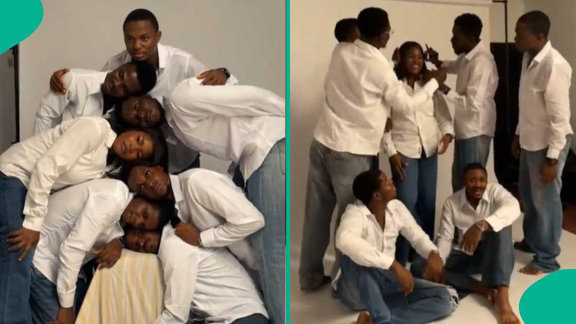 University students celebrate their friendship.
