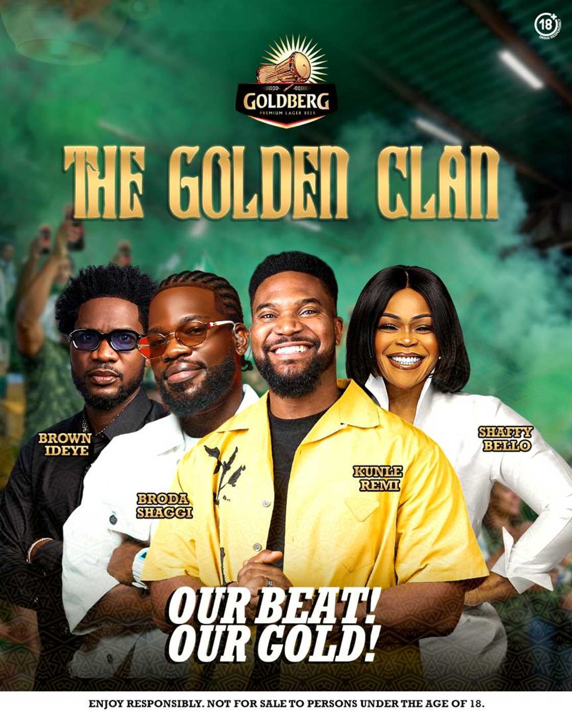 Goldberg Unveils the Golden Clan to Champion Nigerian Fan Culture This Football Season Goldberg Unveils the Golden Clan to Champion Nigerian Fan Culture This Football Season