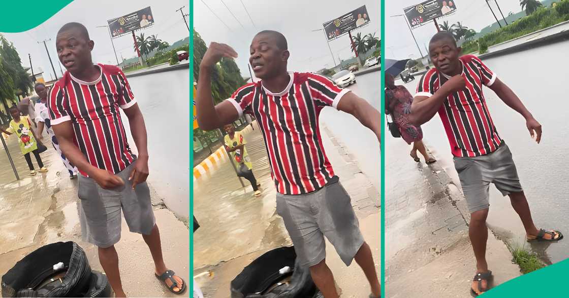 Man creates scene after lady he gave N3k failed to visit his house Man creates scene after lady he gave N3k failed to visit his house