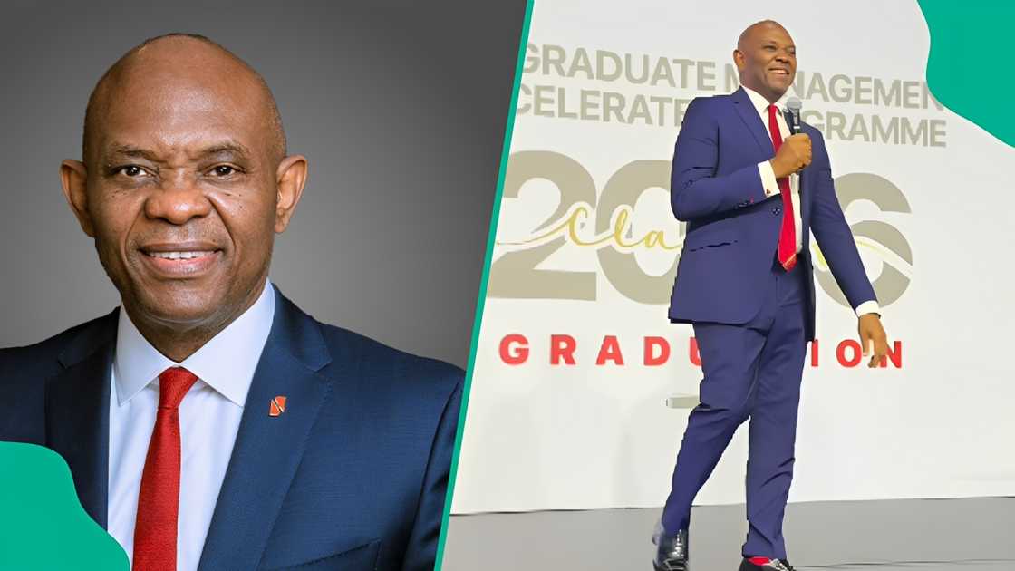 Billionaire Tony Elumelu seeming breaks silence after viral scene with young lady. Billionaire Tony Elumelu seeming breaks silence after viral scene with young lady.
