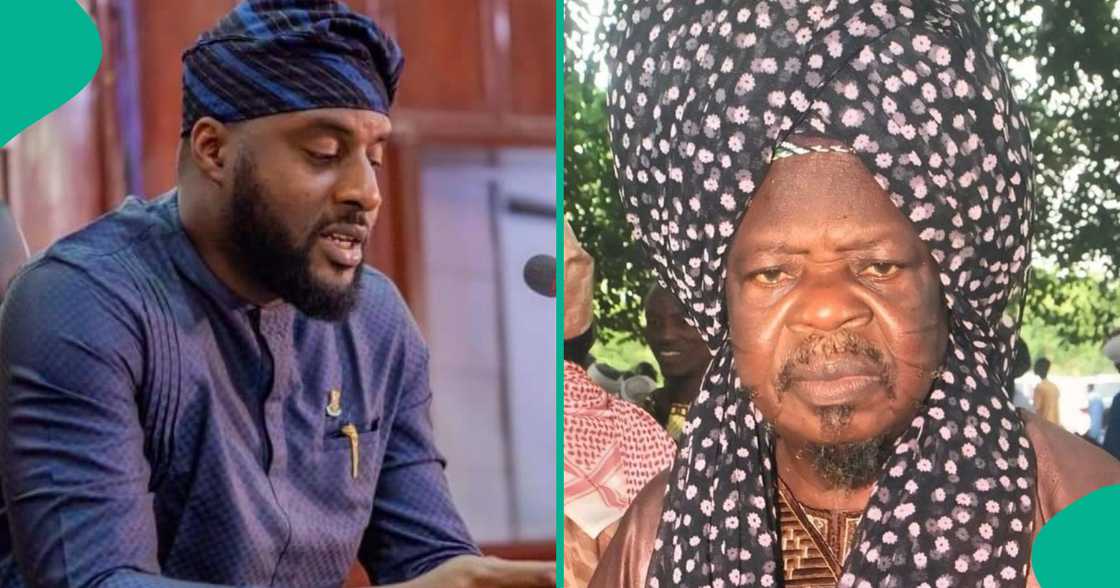 Kakakin Majalisar Oyo, Rt. Hon. Adebo Ogundoyin da Marigayi Sheikh AbdulKareem.