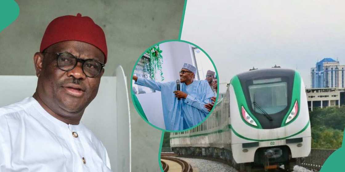 Abuja rail, Wike, Transport. Wike