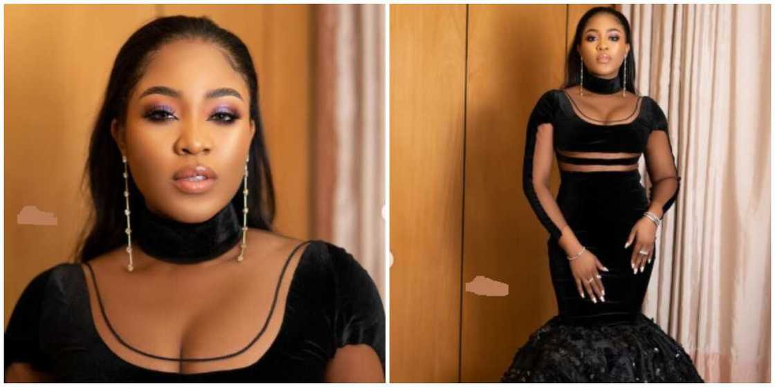 Photos of Erica in black. Photos of Erica in black.