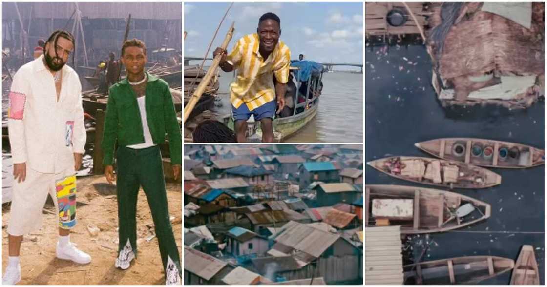French Montana in Makoko. French Montana in Makoko.