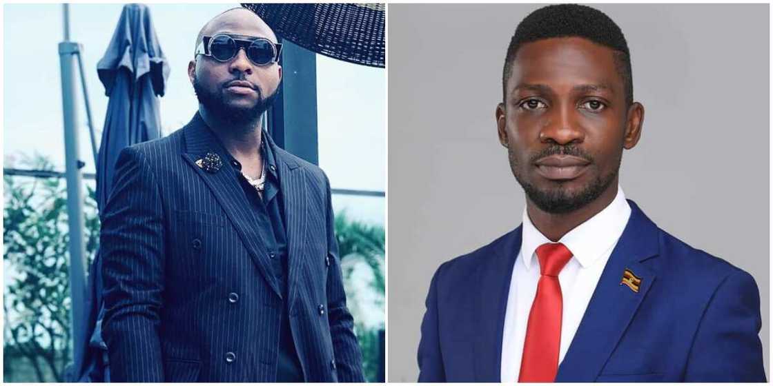 Davido and Bobi Wine Davido and Bobi Wine