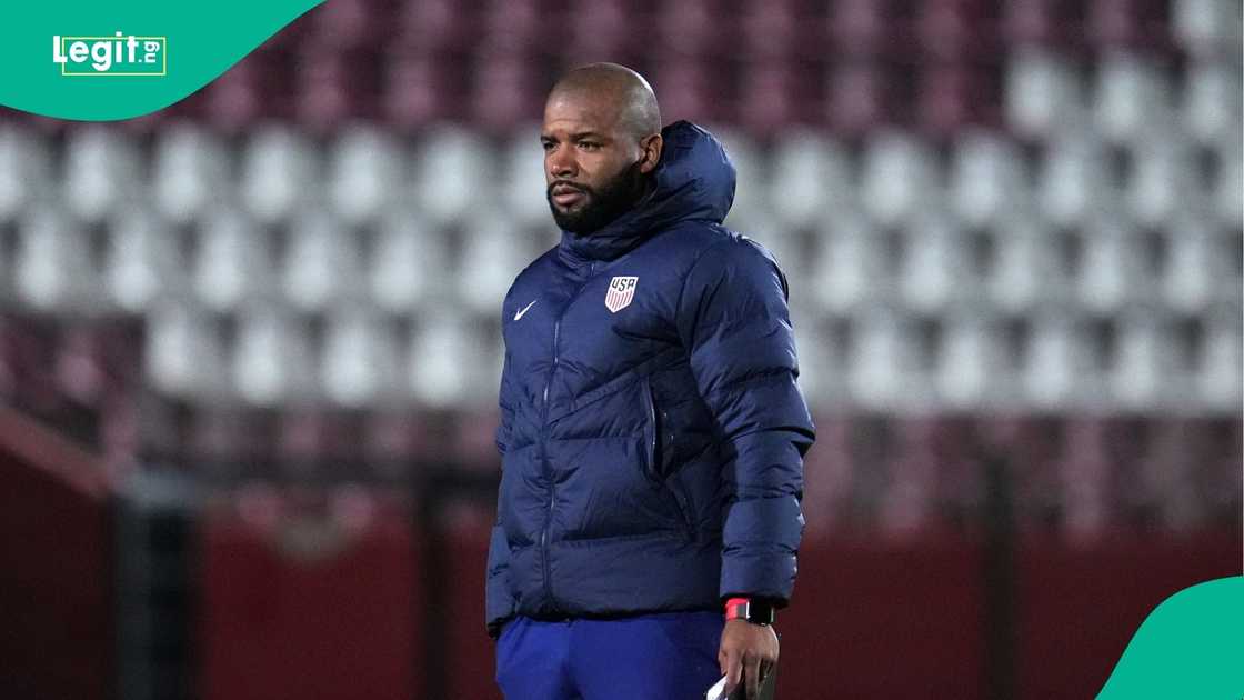 Nigeria, Football, Super Eagles, Michael Nsien, Africa, USA. Nigeria, Football, Super Eagles, Michael Nsien, Africa, USA.