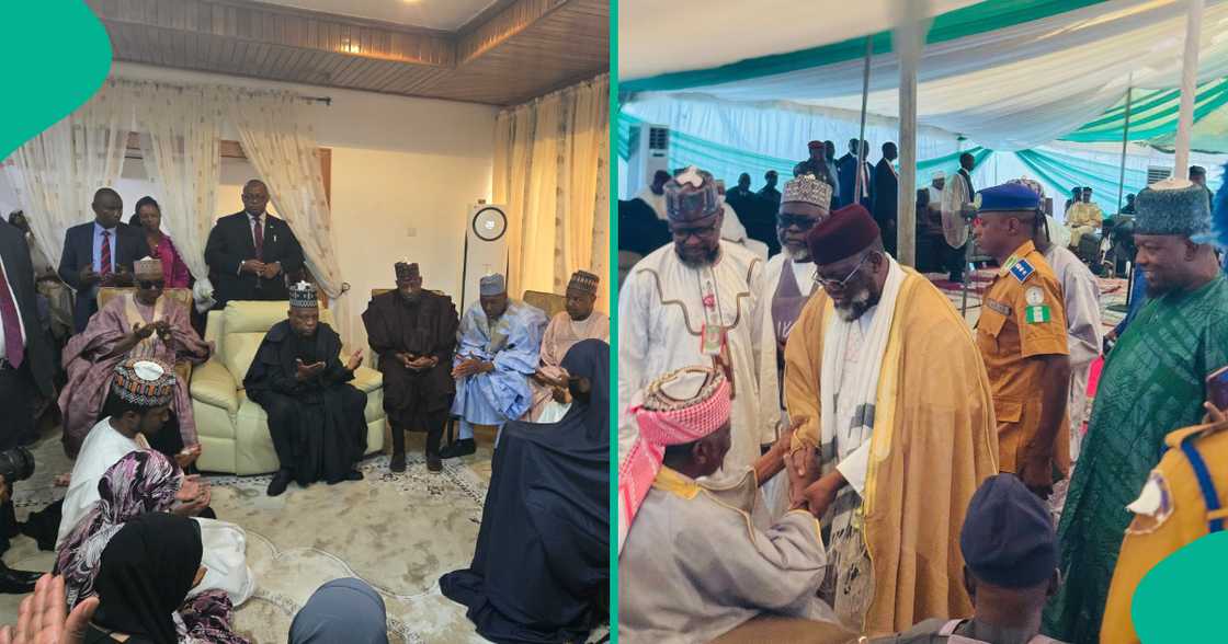 Yadda aka yi addu'a a gidan Buhari na Daura Yadda aka yi addu'a a gidan Buhari na Daura