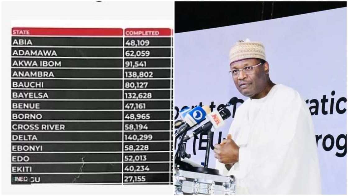 INEC chairman/delisted voters/2023 elections