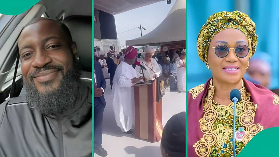Nigerian man shares view on viral video of First Lady Remi Tinubu and Osun Governor Ademola Adeleke, saying their interaction was friendly banter, not disrespect; sparks mixed social media reactions. Nigerian man shares view on viral video of First Lady Remi Tinubu and Osun Governor Ademola Adeleke, saying their interaction was friendly banter, not disrespect; sparks mixed social media reactions.
