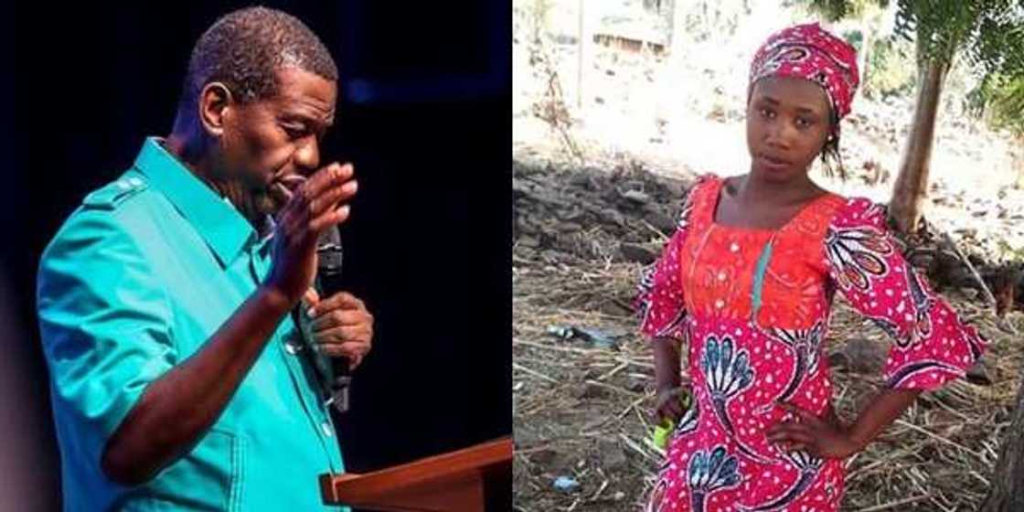 Pastor Adeboye calls for release of Leah Sharibu, says "we shall not relent" Pastor Adeboye calls for release of Leah Sharibu, says "we shall not relent"