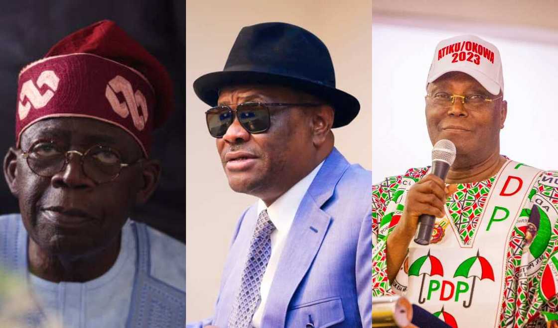 Tinubu, Wike, Atiku