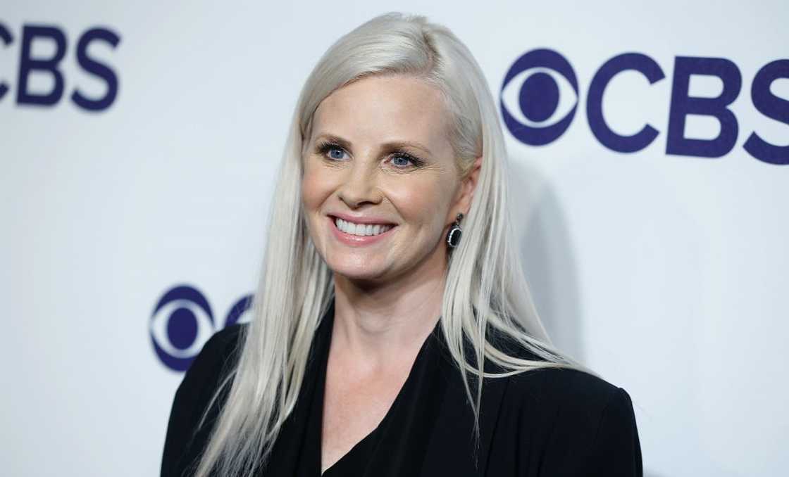 Actress Monica Potter poses at a CBS event