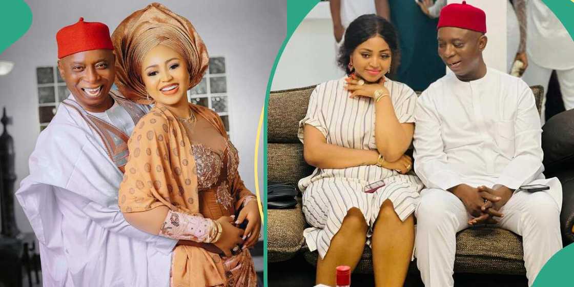 Regina Daniels' husband Ned Nwoko speaks on her outfit