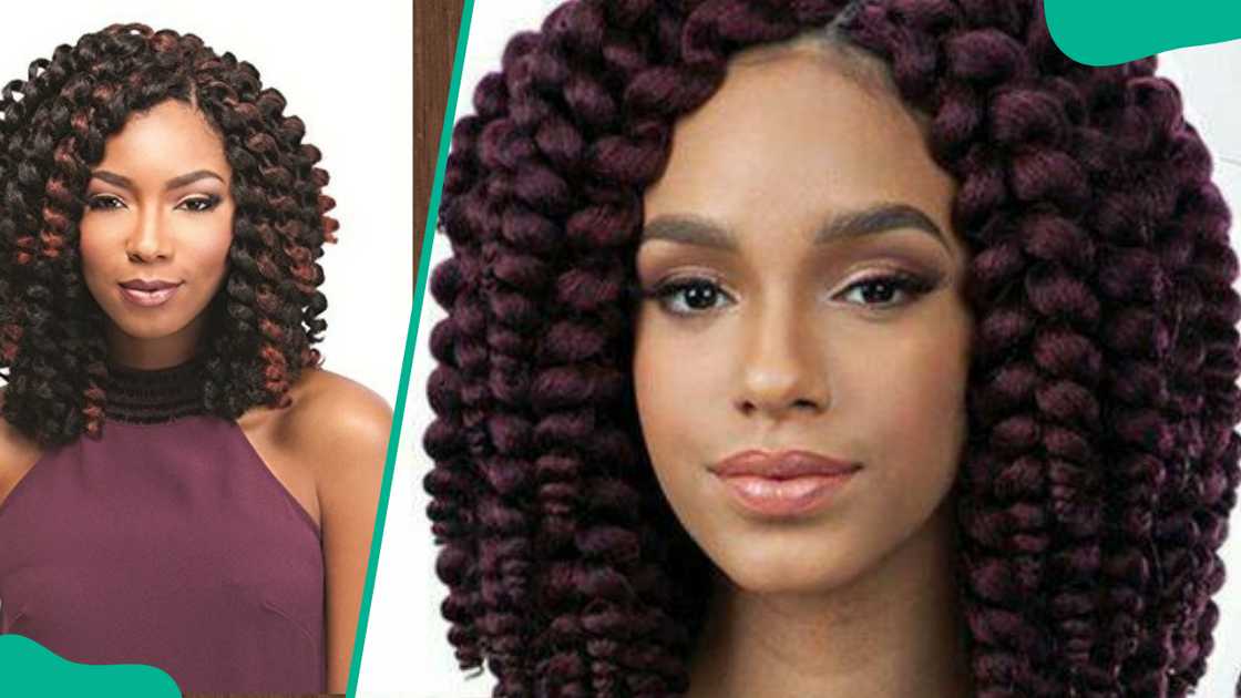 Bouncy curls crochet braids