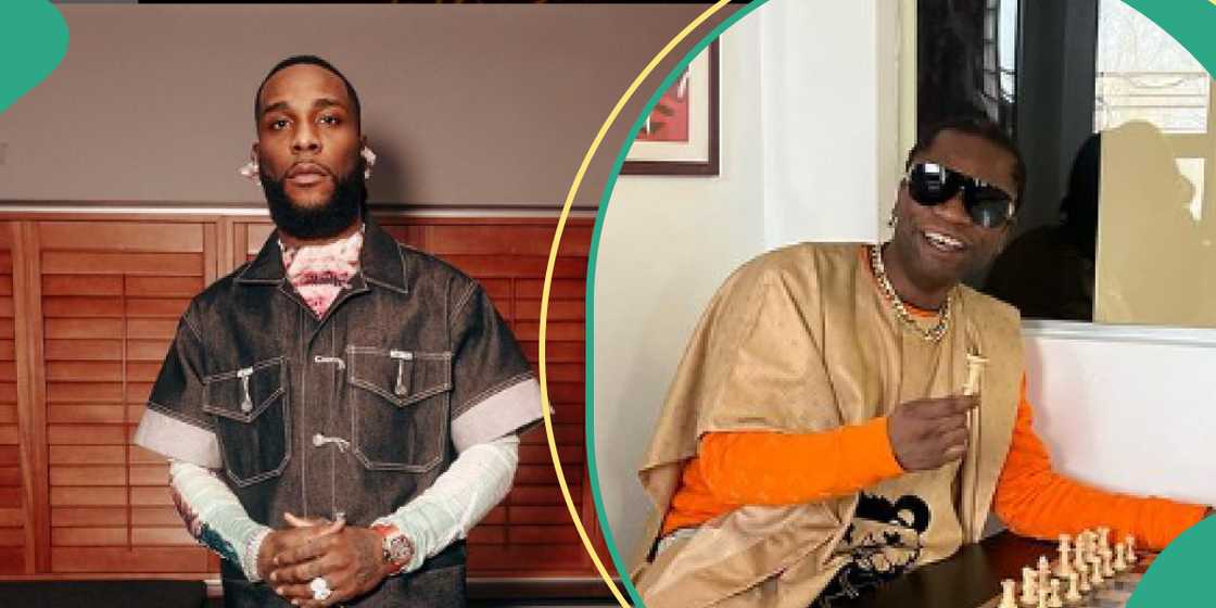 Speed Darlington reacts as Burna Boy appears on Gistlover's list